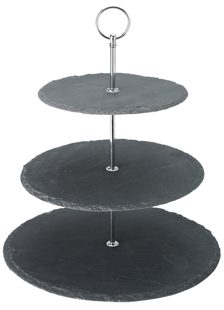 3 Tier Slate Platter 12, 10, 8